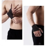 Fitness & CrossFit Polsband - Wrist wraps - Krachttraining - Polsbrace - Zwart