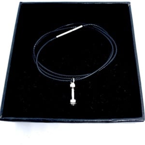 Fitness ketting | Dumbbell | sportief cadeau | Dumbbell sieraad | krachttraining | Fitness sieraden | Fitness sieraad
