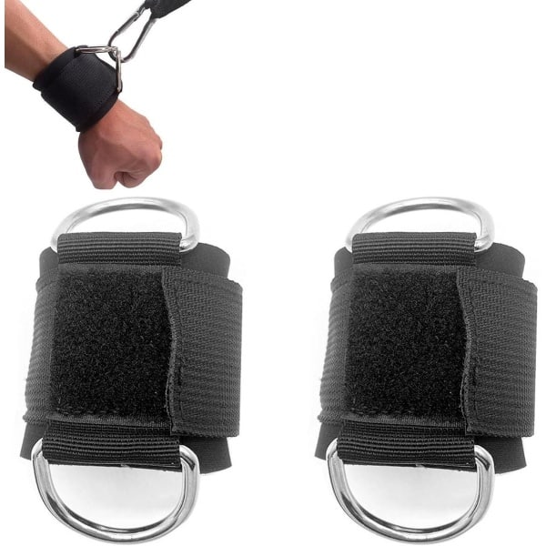 Fitness-trainingsbanden polsbanden met lus - stevige ondersteuning sportschool polsmanchet - dames heren - thuisfitness krachttraining fitness straps