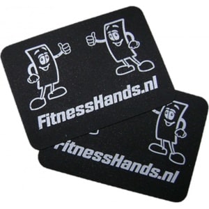 FitnessHands, pads, super grip, hét alternatief voor fitness handschoenen voor krachttraining, sport, gym, zwart, dames en heren, uitstekende grip, gewichtheffen, crossfit, fitness, one size fits all, universele maat