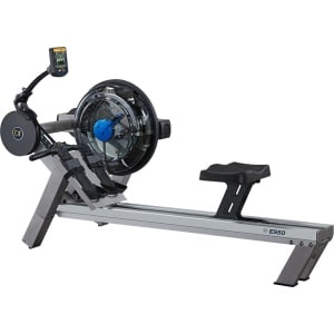 Fluid Rower Evolution E550 Roeitrainer - Hartslagmeter - Roeimachine met 10 weerstanden - Roeiapparaat voor thuis - Waterweerstand - Zilver