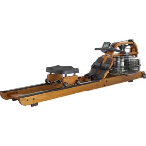 Fluid Rower Viking 3V Roeitrainer + Smartphone houder - Opklapbaar - Roeimachine met 5 weerstanden - Roeiapparaat voor thuis - Bluetooth - Verstelbaar - Inclusief hartslagfunctie
