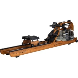 Fluid Rower Viking Pro XL Roeitrainer - Opklapbaar - Roeimachine met 10 weerstanden - Roeiapparaat voor thuis - Bluetooth - Verstelbaar - Water weerstand - Inclusief hartslagfunctie