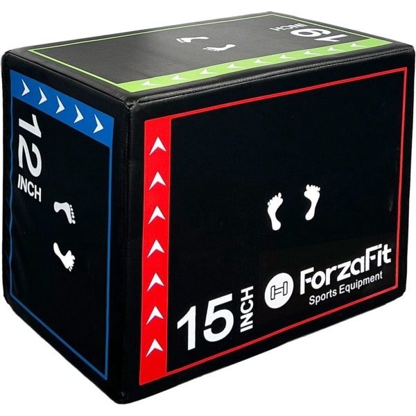 ForzaFit Crossfit Plyo Box - 31 x 40 x 50 cm - Zwart