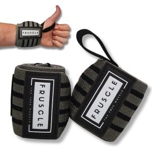 Fruscle® 2 stuks Wrist wraps - Polsband - Polsbandage - extra stevige Polsbrace - crossfit - fitness