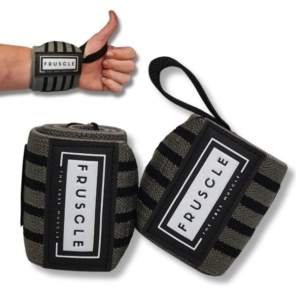 Fruscle® 2 stuks Wrist wraps - Polsband - Polsbandage - extra stevige Polsbrace - crossfit - fitness