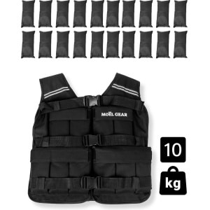 Gewichtsvest 10 KG - Reflecterend Weight Vest - Verstelbaar in Gewicht en Maat - Weighted Vest - Hardlopen - Crossfit - Fitness - Calisthenics