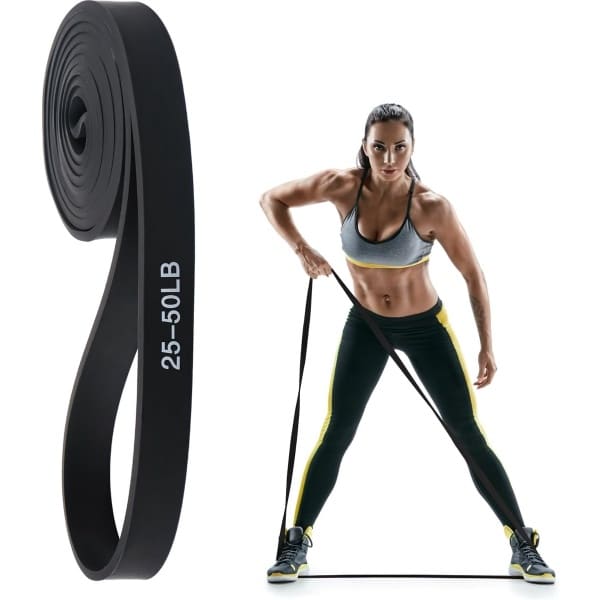 Goodivery ® Fitnessbanden, 100% latex weerstandsbanden, enkele verpakking, gymnastiekband, weerstandsbanden, fitnessband, elastiek, sport voor spieropbouw, yoga, pilates, krachttraining