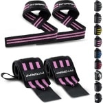 Goodivery ® powergrips + handgelenkbandagen (2paar/4stück) van - Premium Fitness set voor krachtsport, bodybuilding en krachttraining - voor vrouwen en mannen