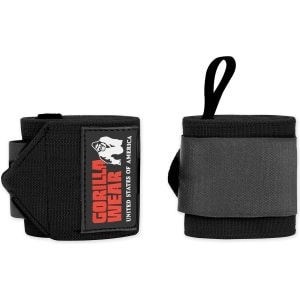 Gorilla Wear - Wrist Wraps Pro - Fitness Handschoenen - Krachttraining - Crossfit Handschoenen - Zwart