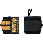 Gorilla Wear - Wrist Wraps Pro - Fitness Handschoenen - Krachttraining - Crossfit Handschoenen - Zwart/Goud