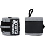 Gorilla Wear Wrist Wraps Pro - One Size - Fitness Handschoenen - Krachttraining - Crossfit Handschoenen - Grey