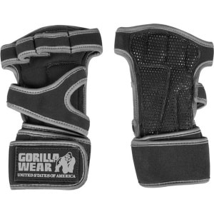 Gorilla Wear Yuma Krachtsport Handschoenen / Crossfit / Krachttraining Handschoenen / Zwart - Grijs I Heren & Dames - Maat 2XL