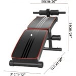 Gran Vida® - Opvouwbare Trainingsbank - Verstelbare Hoogte - Buikspier- en Krachttraining - 250 kg Draagkracht - Compact Ontwerp