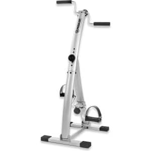 Gymform Bi Pedaler Stoelfiets voor Armen en Benen - Bewegingstrainer - Hometrainer - Opvouwbaar - Zilver