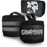Gymroar Wrist Wraps - Polsbanden voor Fitness - Krachttraining - Crossfit Handschoenen - Polsbrace - Grijs - 45CM