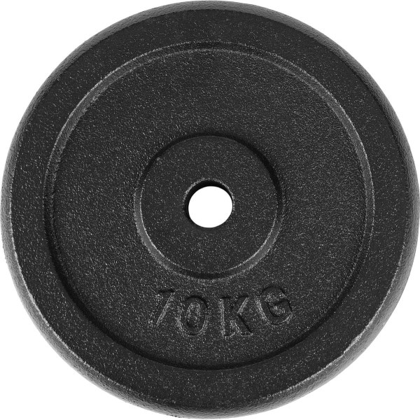 Gymtek® Gietijzeren Halterschijf - 10 kg Gewichten, ⌀29 mm - Halterschijven - Krachttraining, Gym, Fitness