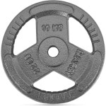 Gymtek® Halterschijf - 10 kg gewichten, ⌀30 mm - Halterschijven, Krachttraining, Home Gym, Fitness