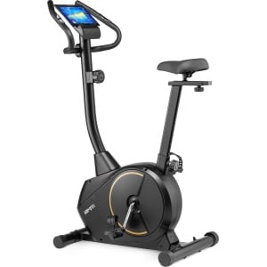 Gymtek® Magnetische Hometrainer Fiets - Fitness Fiets - Home Trainer - tot 135kg - 8 Weerstandsniveaus, 9kg Vliegwielgewicht - LCD Display