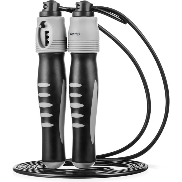 Gymtek® Springtouw met Teller - 270cm Verstelbaar Koord - Springtouw, Speed Rope, Springtouw voor volwassenen - Fitness, Training, Sportschool, Crossfit