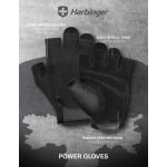 Harbinger Power Gloves - Fitness Handschoenen Heren & Dames - Deadlifting - Leer - S - Unisex - Zwart - Gym & Crossfit Training - Krachttraining