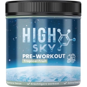 Highsky Pre Workout - Tropical Smaak - Energie voor Training - Pre-Workout - 300 gram - 30 Servings