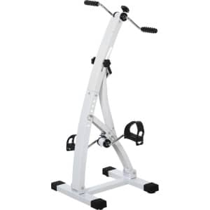 Hometrainer senioren - Fietstrainer - Fitness - Wit - 41 x 50 x 96 cm