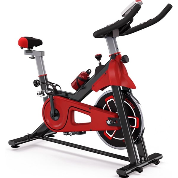 Indoor hometrainer - Vliegwiel 6 KG - Rattantree fitness voor thuis - Met verstelbare zitting en stuur - Verstelbare weerstand - Max Belasting: 120 kg