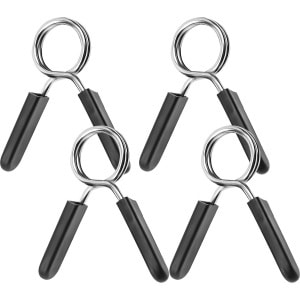 Inovra ® Set van 4 Veerklemmen voor Halterstangen - Gemakkelijk en Veilig voor Krachttraining