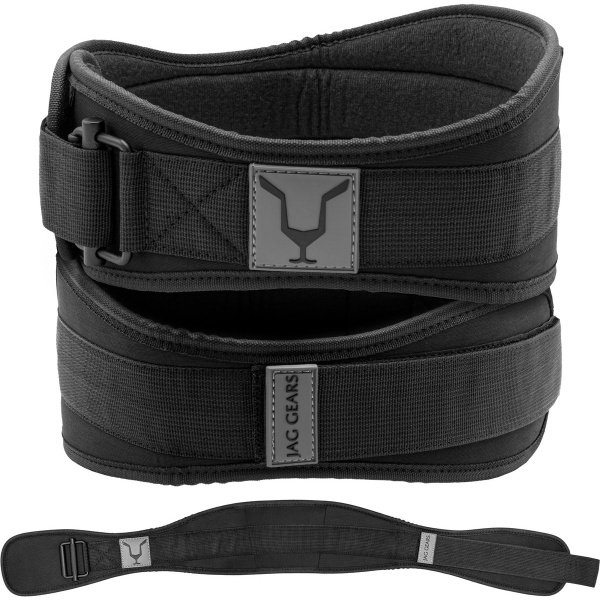 JAG GEARS Gewichthefriem Heren en Dames - Auto Lock Hefriem met trekhulpmiddelen Bodybuilding voor krachttraining Gewichtheffen Crossfit Trainingsriem Gym Heren Deadlift, L, Zwart