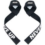 Jeas - Lifting Straps - Powerlifting - Fitness - Krachttraining - Zwart