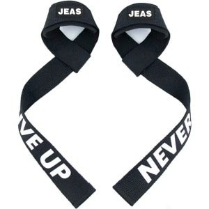 Jeas - Lifting Straps - Powerlifting - Fitness - Krachttraining - Zwart