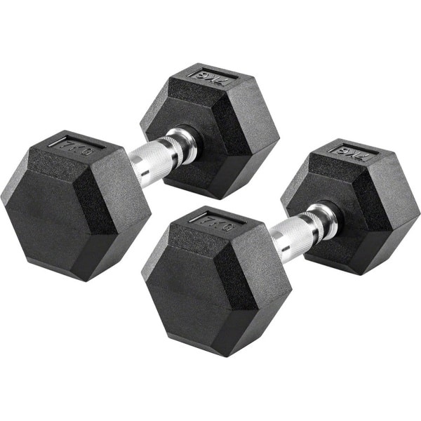KRAKEN 2x 7 KG (=14KG) Hexagon Dumbbell Set | Stabiele Zeshoekige Vorm | Duurzaam en Comfortabel | Veelzijdig en Betrouwbaar voor Krachttraining | Halter Gewicht voor Fitness | Sport Gym Dumbbell (alt. Hex Dumbel Dumbbel Dumbell) Hand Gewichten