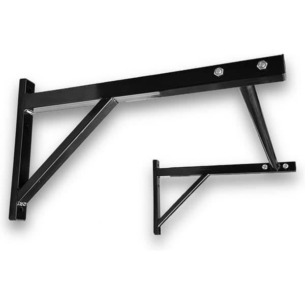 KRAKEN Optrekstang Single Grip Pull Up Bar - Wandmontage - Inclusief Montagemateriaal - Voor Thuisfitness en Krachttraining - Verstevigde Handgreep voor Sterke Grip - Robuust en Duurzaam Staal Ontwerp - Ideaal voor Pull Up en Chin Up Oefeningen