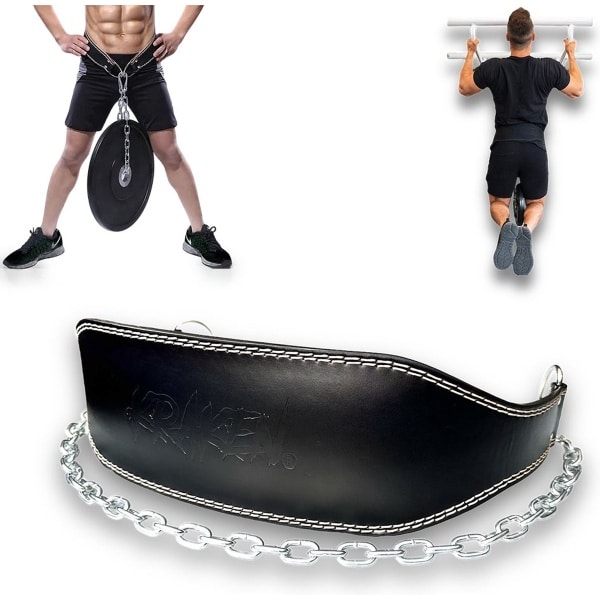 KRAKEN Weightlifting Dip Belt | Veelzijdige Gewichtsriem Voor Intensieve Krachttraining | Voor Fitness, Crossfit en Calisthenics | Tactical Dip-belt Maximum Comfort | ideaal voor Thuis- en Gym Training | Adjustable Dipbelt, Dipriem V10