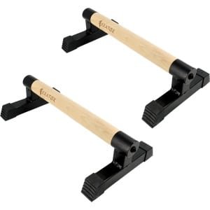 KRAT⌀X Parallettes 50 cm Push up Bars - Calisthenics - Push up grips - parallettes hout - Opdruksteunen - Opdruk steunen - Opdrukken - Dip bars - Fitness - Crossfit