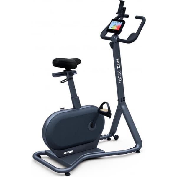 Kettler HOI TOUR Ergometer Blueberry Green - Comfortabele Hometrainer met Inductierem, 20 Programma's en ANT+ Connectiviteit