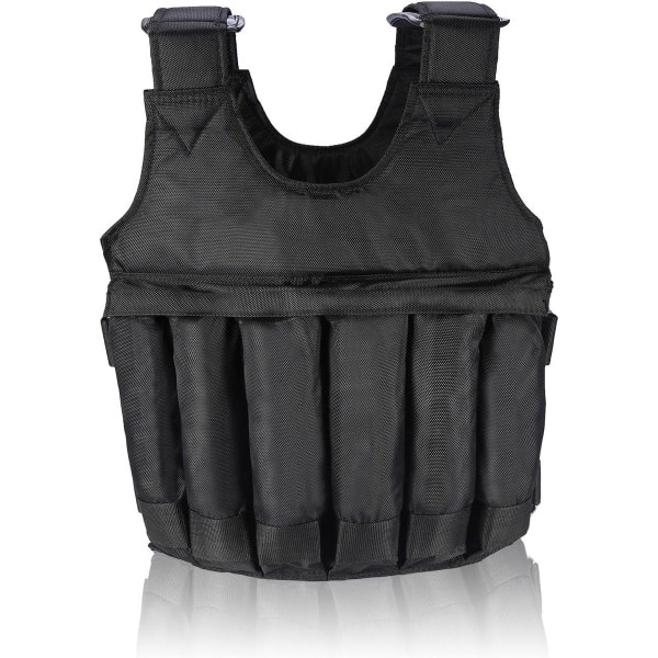Kilkuran ® Verstelbaar Gewichtsvest voor Krachttraining - 50 kg Capaciteit, Ergonomisch Ontwerp met 12 Zakken