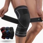 Kniebrace voor meniscus met compressieband - Stabiliteit en comfort voor Crossfit en sport