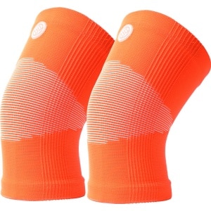 LUXIAOJUN 2 Stuks Premium Knie Brace voor Fitness, CrossFit & Sporten - Knieband - Braces - 7 mm - Oranje -XXL