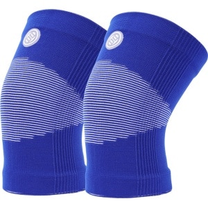 LUXIAOJUN 2 Stuks Premium Knie Brace voor Fitness, CrossFit & Sporten - Knieband - Braces - 7 mm - blauw - L