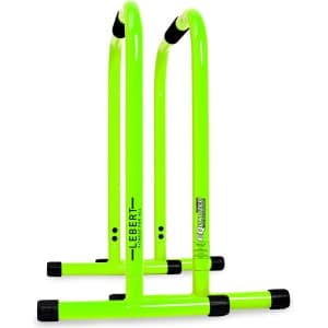 Lebert Equalizer Dip Bars Groen - Dip Station - Pull Up Bar - Push Up Bars - Calisthenics - Krachttraining voor het gehele lichaam
