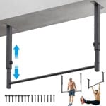 LifeStages® Optrekstang voor plafondmontage, optrekstang voor montage, in hoogte verstelbaar, ideaal voor homegym en krachttraining