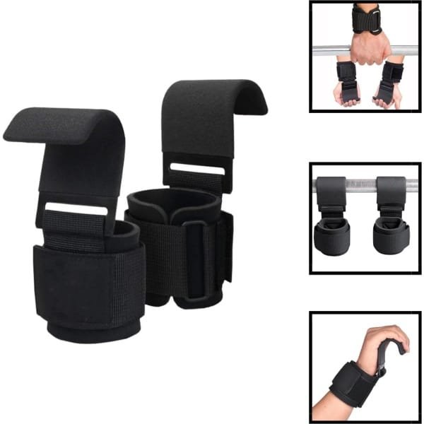 Lifting Hooks - Lifting Straps - Gym - Fitness - Fitness Straps - Crossfit Grips - Wrist Wraps - Lifting Belt - Gym Grip Straps