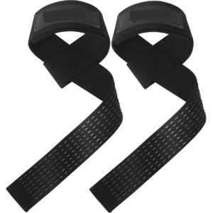 Lifting straps - Deadlift straps - Hefbanden - Wrist straps - Krachttraining Accessoires - Heel goede grip - Zwart - 2 stuks