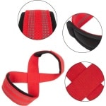 Livano Wrist Wraps - Lifting Straps - Crossfit Grips - Polsband - Krachttraining - Fitness - Deadlift - 8 Vormig - Rood