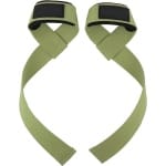 Livano Wrist Wraps - Lifting Straps - Crossfit Grips - Polsband - Krachttraining - Fitness - Deadlift - Legergroen