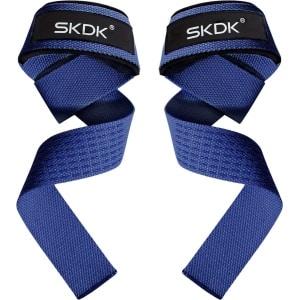 Livano Wrist Wraps - Lifting Straps - Crossfit Grips - Polsband - Krachttraining - Fitness - Deadlift - Sport - Blauw
