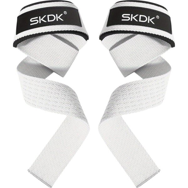 Livano Wrist Wraps - Lifting Straps - Crossfit Grips - Polsband - Krachttraining - Fitness - Deadlift - Sport - Wit