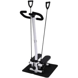 LiveTastic - Stepper - Fitness - Hometrainer - Weerstandsbanden - In hoogte verstelbaar - Hydraulisch - Ergonomisch - Met Display